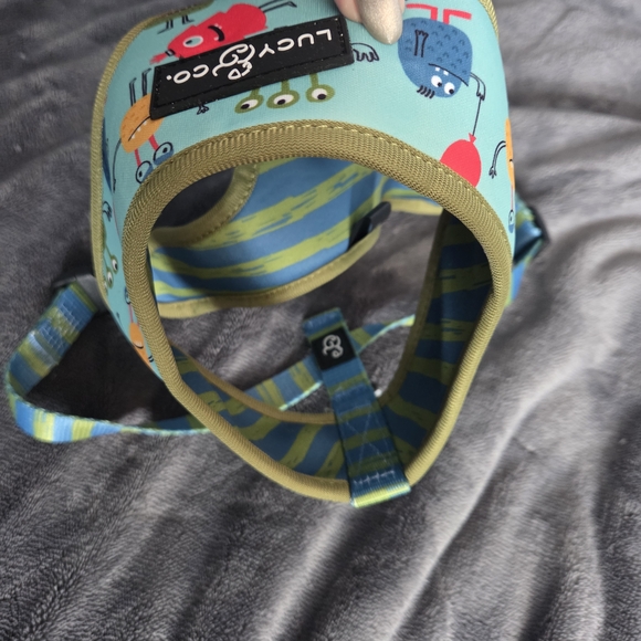 NWOT Lucy & Co. Monster Print Dog Harness - Picture 2 of 7